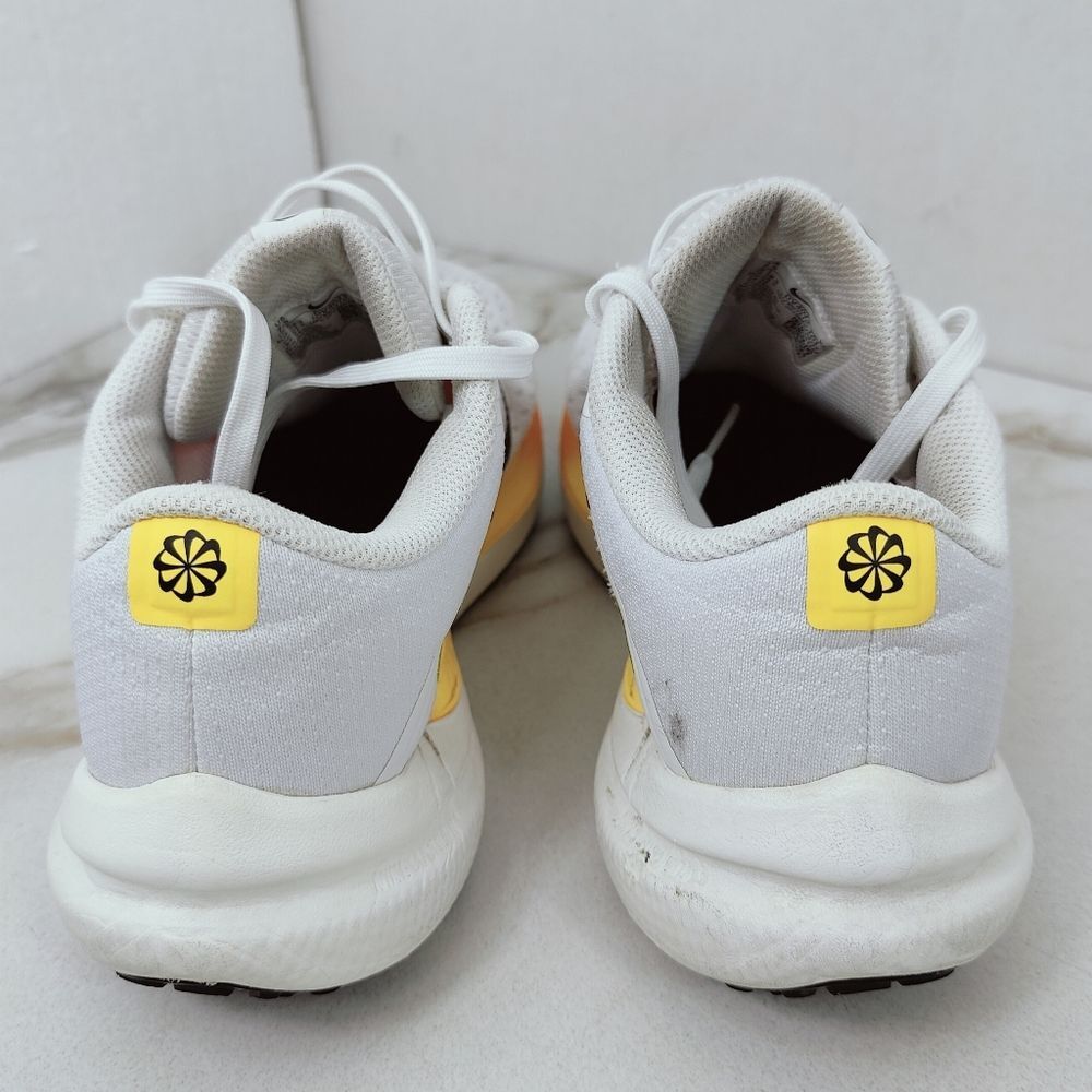 Nike Women's Zoom Winflo 10 White Citron Pulse Running Shoes Sneakers, Sz 7.5 - Picture 7 of 16